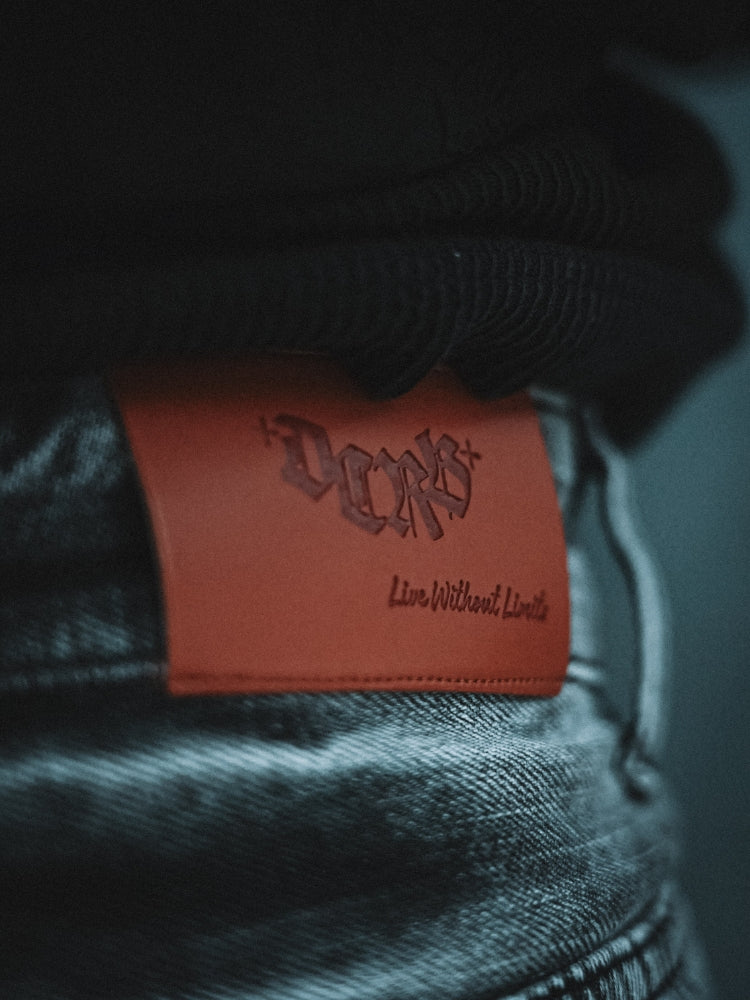 IGNITE Baggy Denim Jeans - Black/Grey