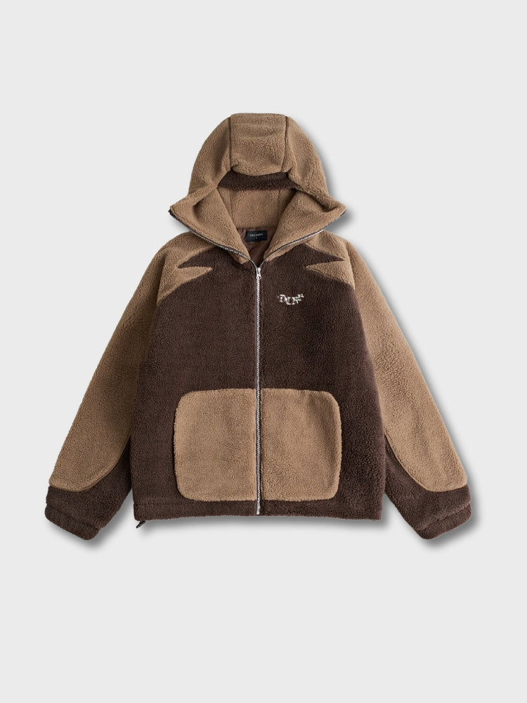 IGNITE - Dark & Light Brown Sherpa Ninja Fleece