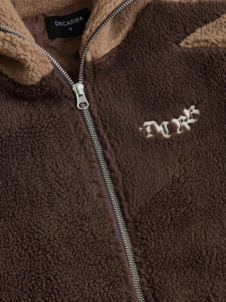 IGNITE - Dark & Light Brown Sherpa Ninja Fleece