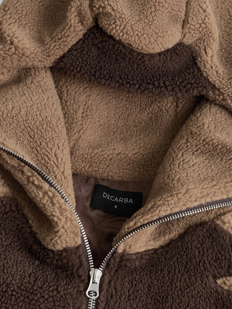 IGNITE - Dark & Light Brown Sherpa Ninja Fleece