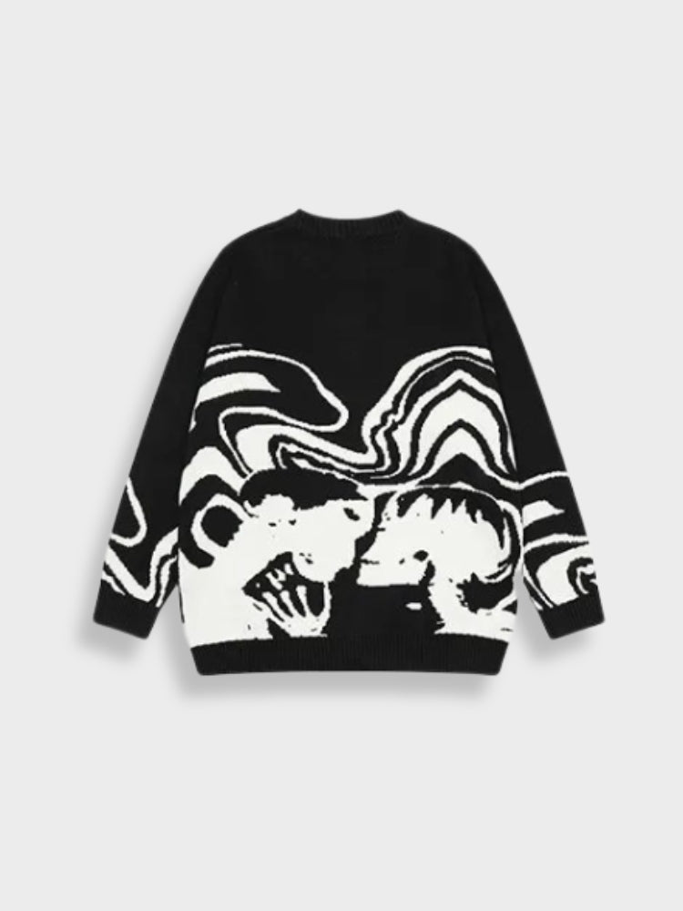 Y2K IGNITE Loose Sweater