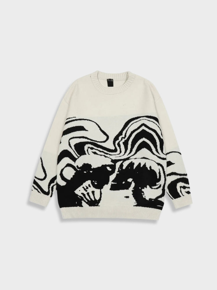 Y2K IGNITE Loose Sweater